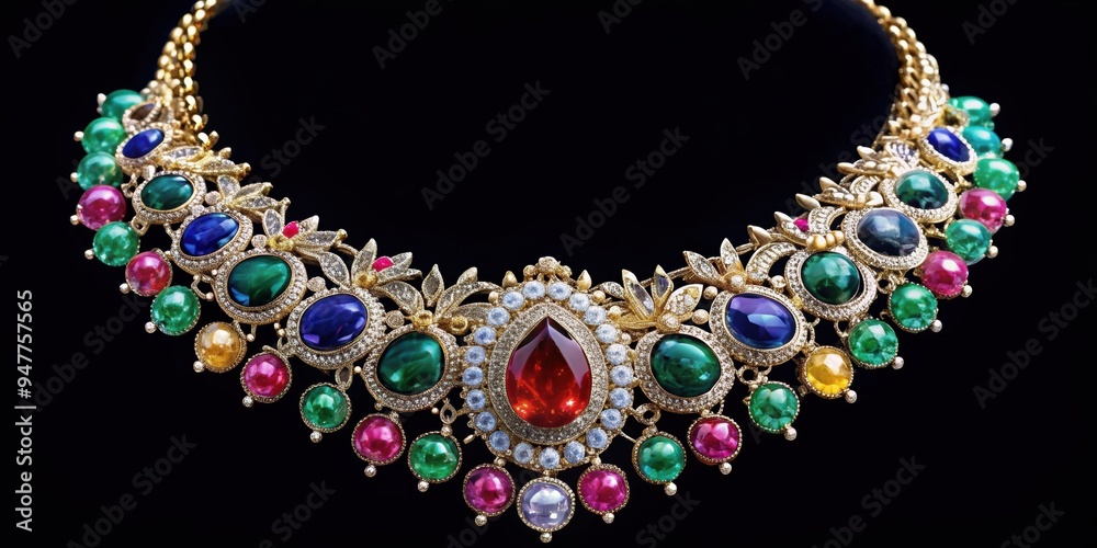 Elegant rings, bands, and jewelry adorned with sparkling diamonds, emeralds, rubies, and sapphires, jewels