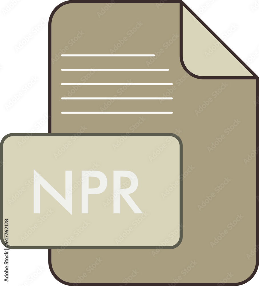 NPR Fille extension icon fIill and outline NPR Fille extension icon fIill and outline