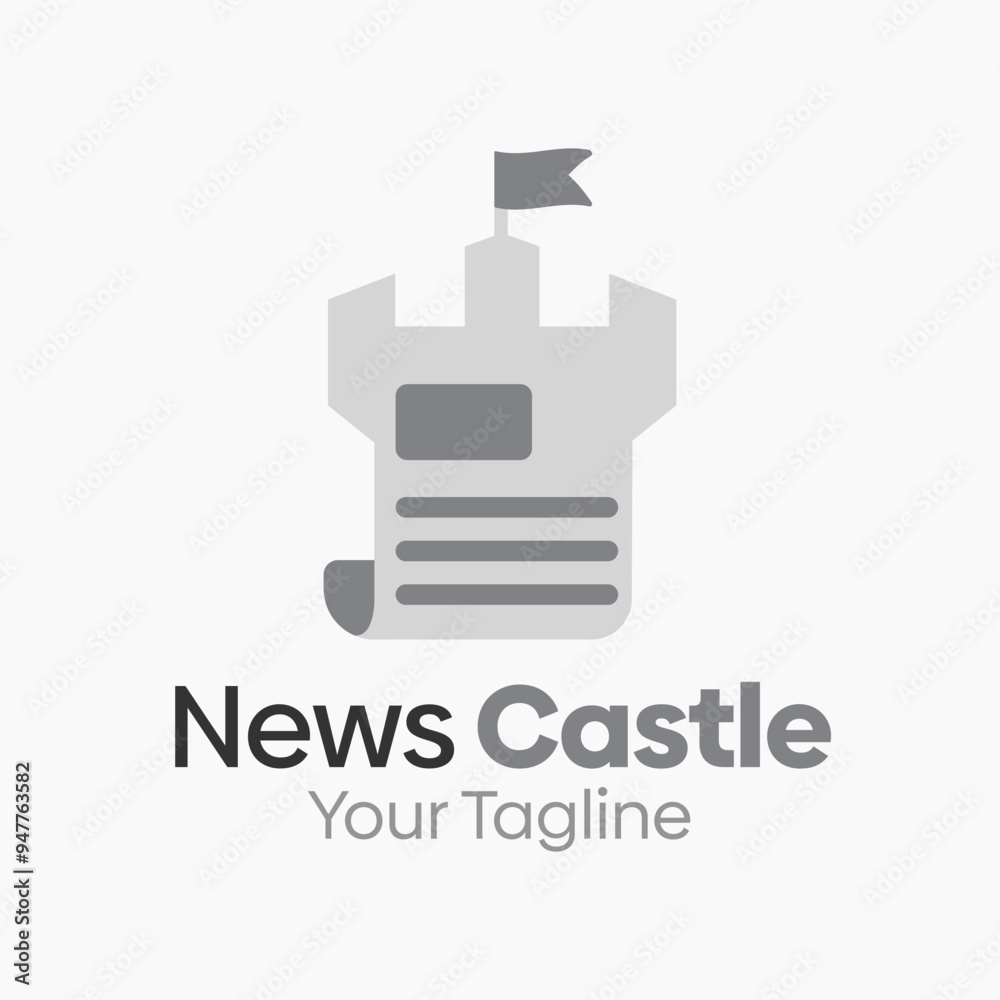 News Castle Logo Design Template. Good for Business, Agency, Community and Organization News Castle Logo Design Template. Good for Business, Agency, Community and Organization