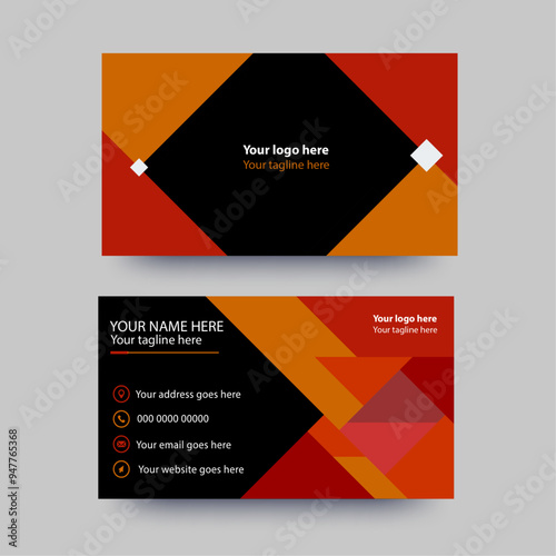 business card template