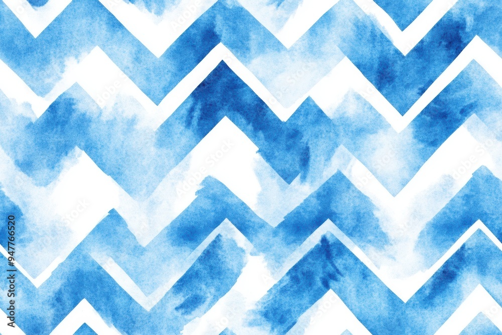 blue Boho chevron stripes in a modern tribal pattern. The seamless pattern showcases dynamic and artistic chevron stripes set against a clean white background blue Boho chevron stripes in a modern tribal pattern. The seamless pattern showcases dynamic and artistic chevron stripes set against a clean white background
