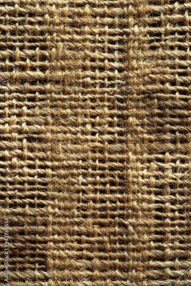 Close-up of woven burlap fabric. The texture of burlap can be used for rustic and natural designs. Close-up of woven burlap fabric. The texture of burlap can be used for rustic and natural designs.