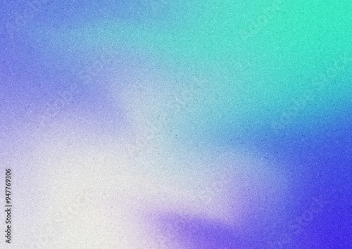 質感のあるノイズ入りグラデーション背景　青、水色