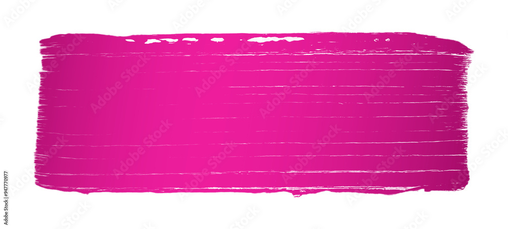 Bold pink brush stroke with a textured, gradient effect and frayed edges, isolated on a transparent background Bold pink brush stroke with a textured, gradient effect and frayed edges, isolated on a transparent background