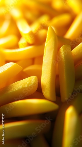 Close-up of french fries, food photography, restaurant, social media post, recipe, snack