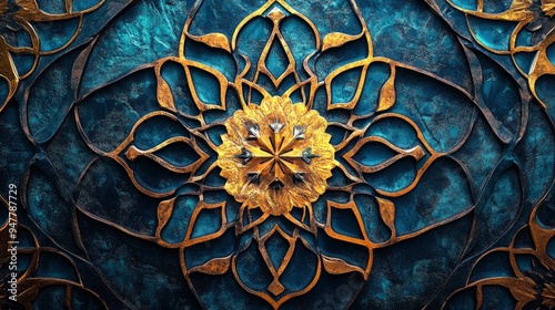 Arabic Style Background with generative ai