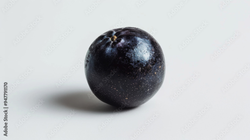 A whole aronia isolated on white A whole aronia isolated on white