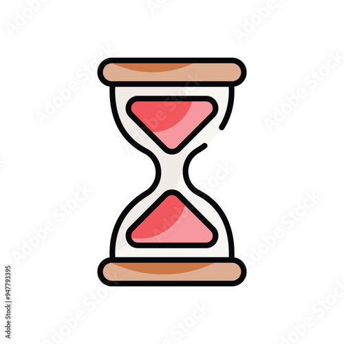 Hourglass vector icon