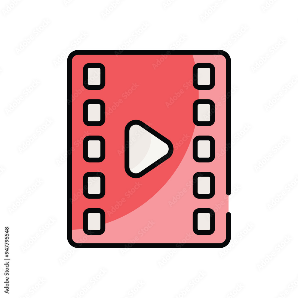 Film Strip vector icon Film Strip vector icon