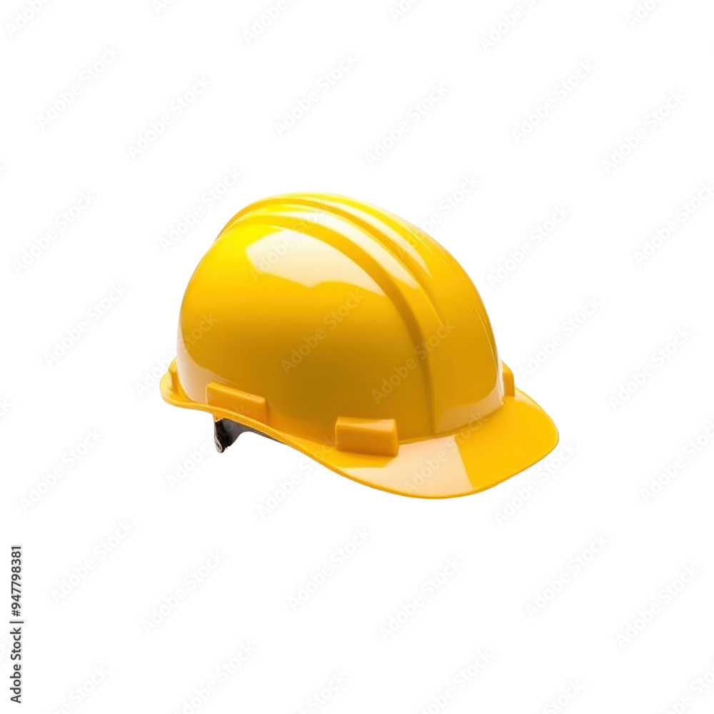 Fototapeta premium Yellow Hard Hat Construction Safety Equipment