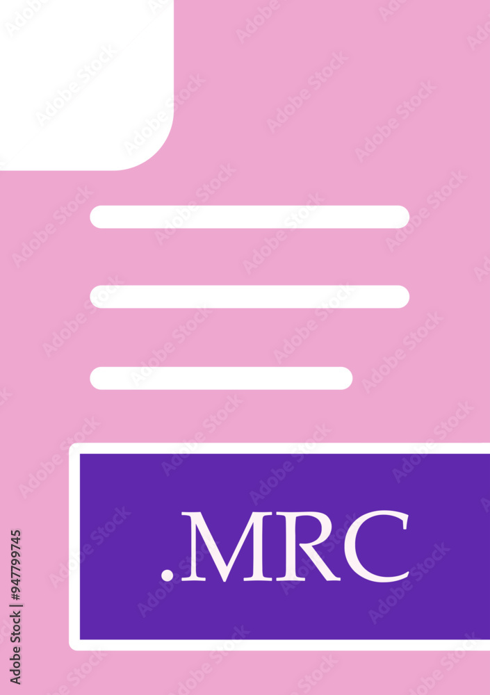MRC File format icon fill inside MRC File format icon fill inside