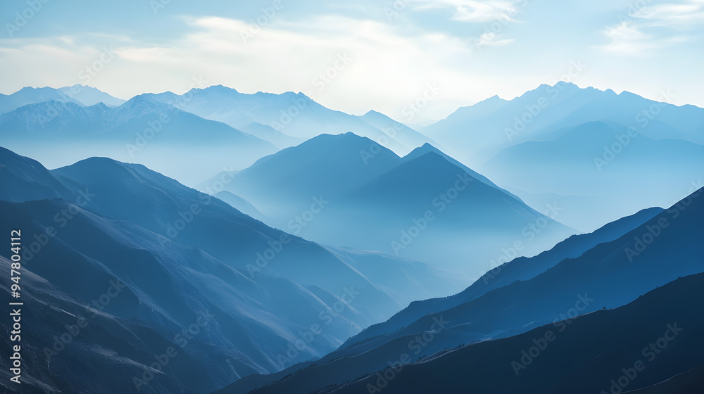 Fototapeta premium A stunning view of a mountain range