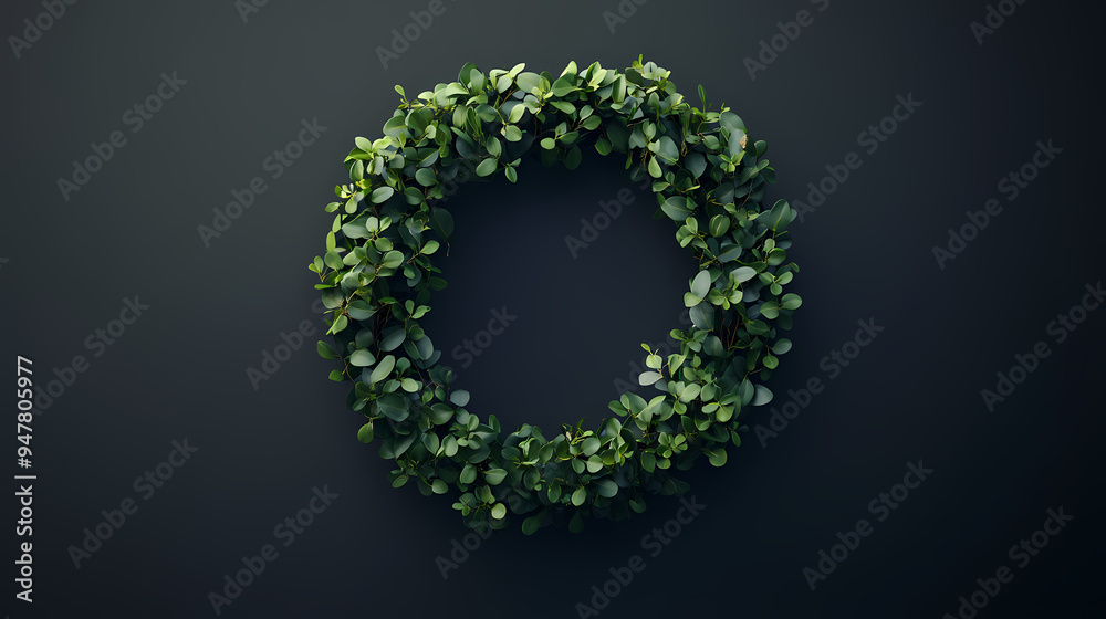 Green leaf ring simple design Green leaf ring simple design