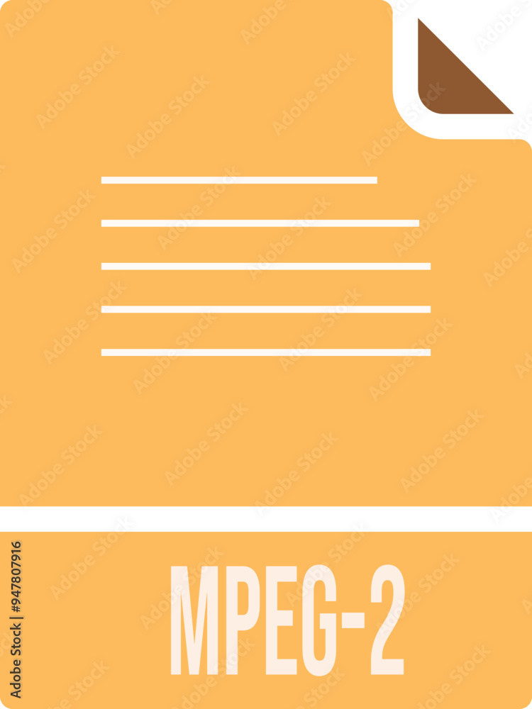 MPEG-2 ip file icon fill rounded corners MPEG-2 ip file icon fill rounded corners