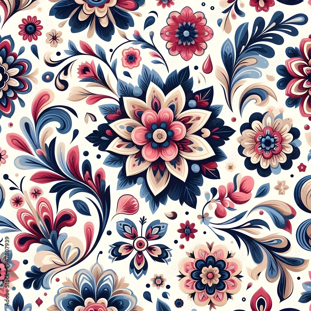 seamless pattern with flowers seamless pattern with flowers