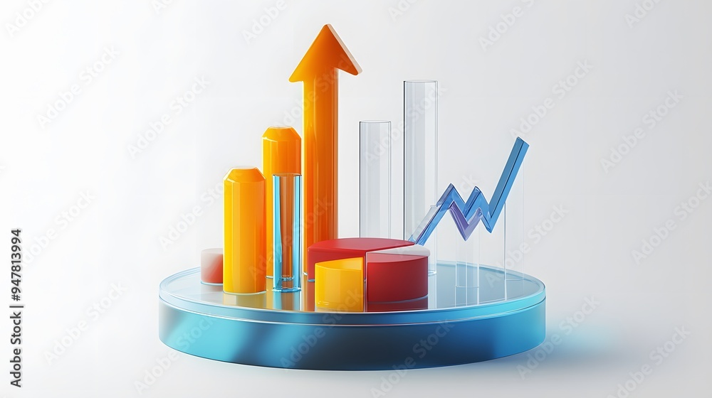 lying composition 3d icon, UI icon, a chart icon, bar chart has a rising arrow on it, bar chart, pie chart, a rising arrow, frosted glass, transparent, white background, transparent technology sense
lying composition 3d icon, UI icon, a chart icon, bar chart has a rising arrow on it, bar chart, pie chart, a rising arrow, frosted glass, transparent, white background, transparent technology sense