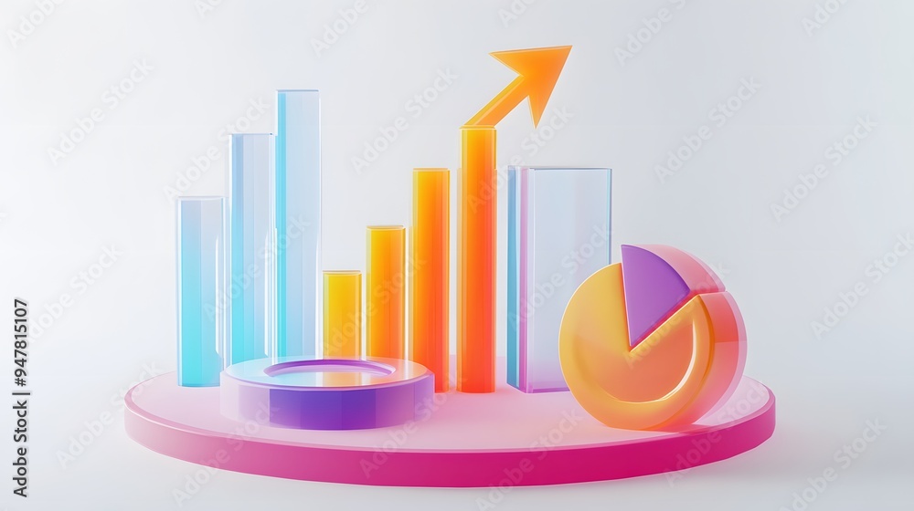 lying composition 3d icon, UI icon, a chart icon, bar chart has a rising arrow on it, bar chart, pie chart, a rising arrow, frosted glass, transparent, white background, transparent technology sense
lying composition 3d icon, UI icon, a chart icon, bar chart has a rising arrow on it, bar chart, pie chart, a rising arrow, frosted glass, transparent, white background, transparent technology sense