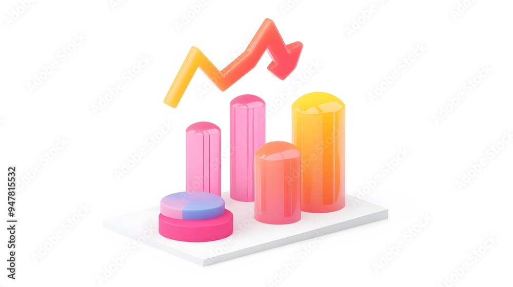 lying composition 3d icon, UI icon, a chart icon, bar chart has a rising arrow on it, bar chart, pie chart, a rising arrow, frosted glass, transparent, white background, transparent technology sense
lying composition 3d icon, UI icon, a chart icon, bar chart has a rising arrow on it, bar chart, pie chart, a rising arrow, frosted glass, transparent, white background, transparent technology sense