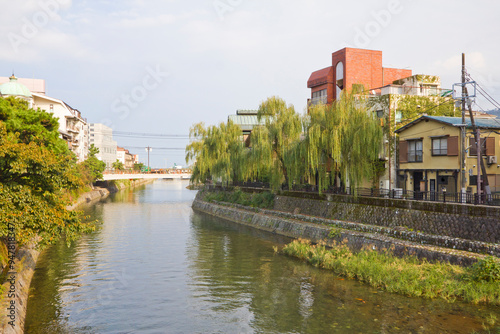 Townscape of Ito town in Shizuoka prefecture, Chubu, Japan. photo