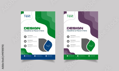 Flyer design template by design hub