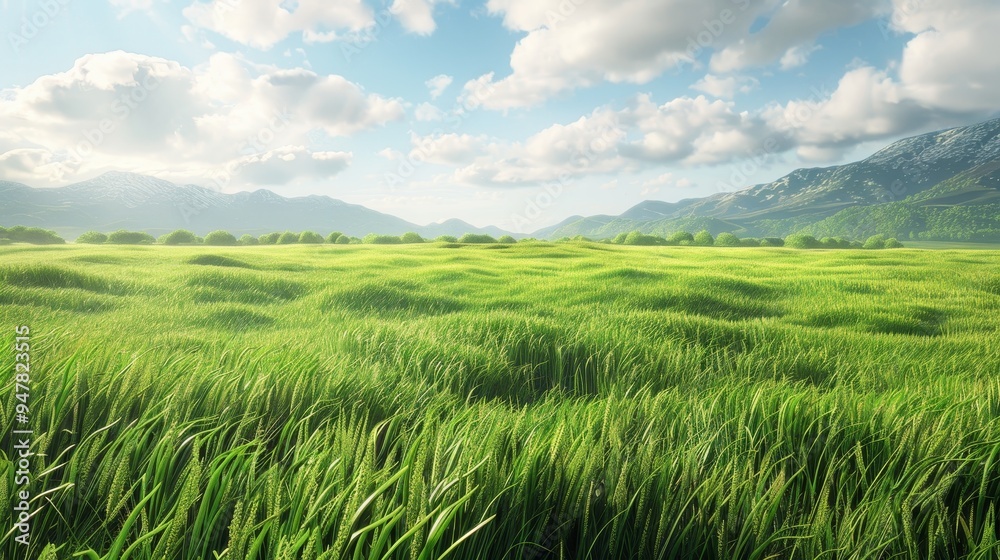 Bountiful Harvest Lush Green Fields Overflowing with Sustainable Abundance Bountiful Harvest Lush Green Fields Overflowing with Sustainable Abundance