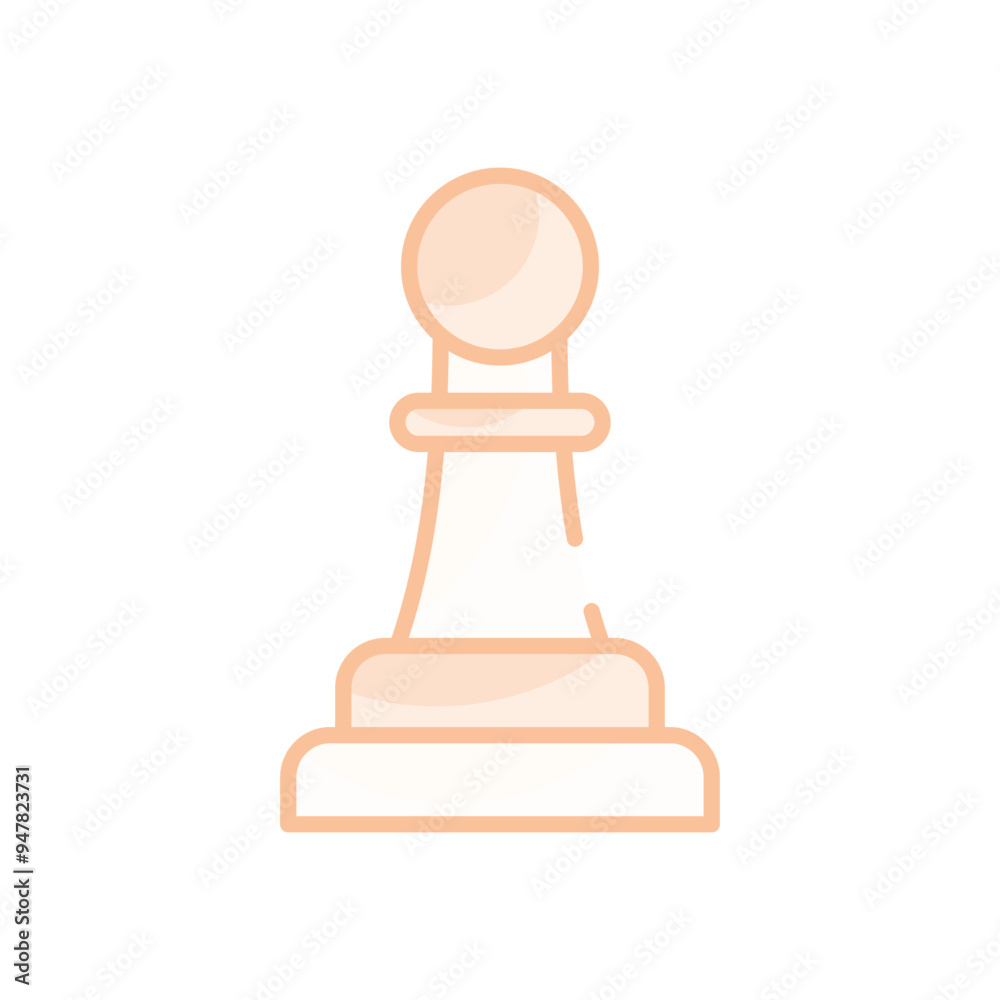 Chess Piece vector icon Chess Piece vector icon