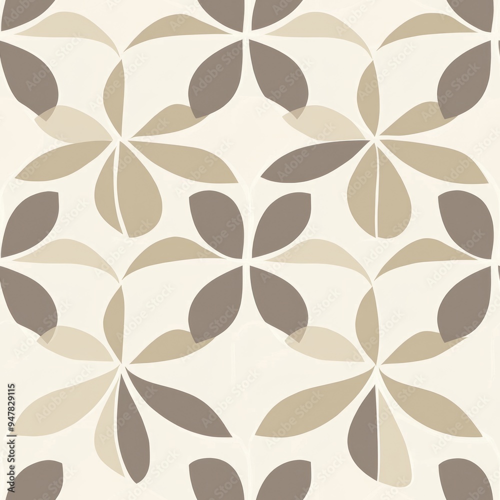 Seamless pattern of sparse, elegant minimalist designs Seamless pattern of sparse, elegant minimalist designs