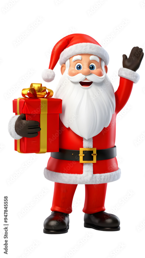 Fototapeta premium Santa Claus cartoon character