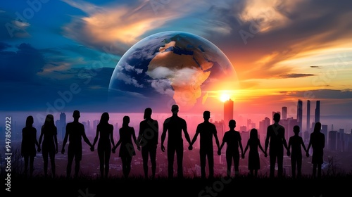 A Background Image Portraying Professional Networking Group of People Who Care About the Earth and Other People, Who Want to Make a Difference
