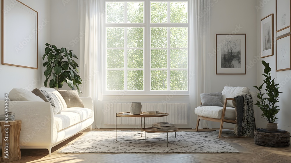 A cozy living room undergoing a home improvement project, showcasing freshly painted walls, new furniture, and renovation materials scattered around, with natural light streaming through the windows. A cozy living room undergoing a home improvement project, showcasing freshly painted walls, new furniture, and renovation materials scattered around, with natural light streaming through the windows.