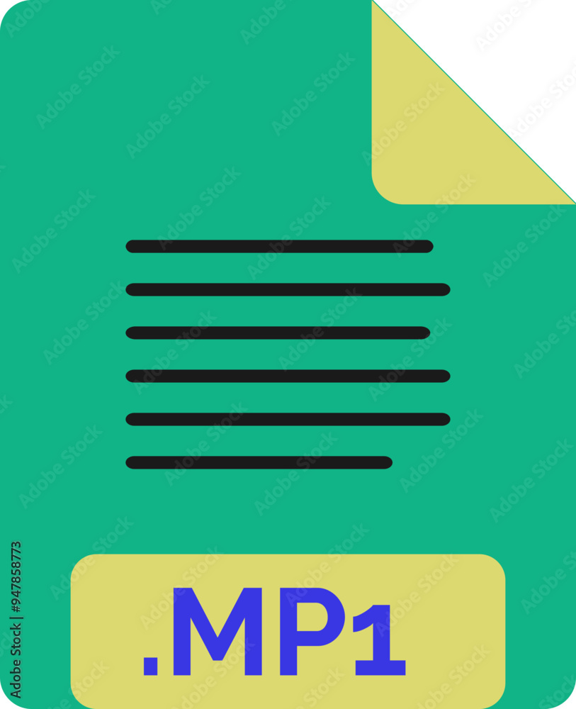 MP1 File icon minimal MP1 File icon minimal