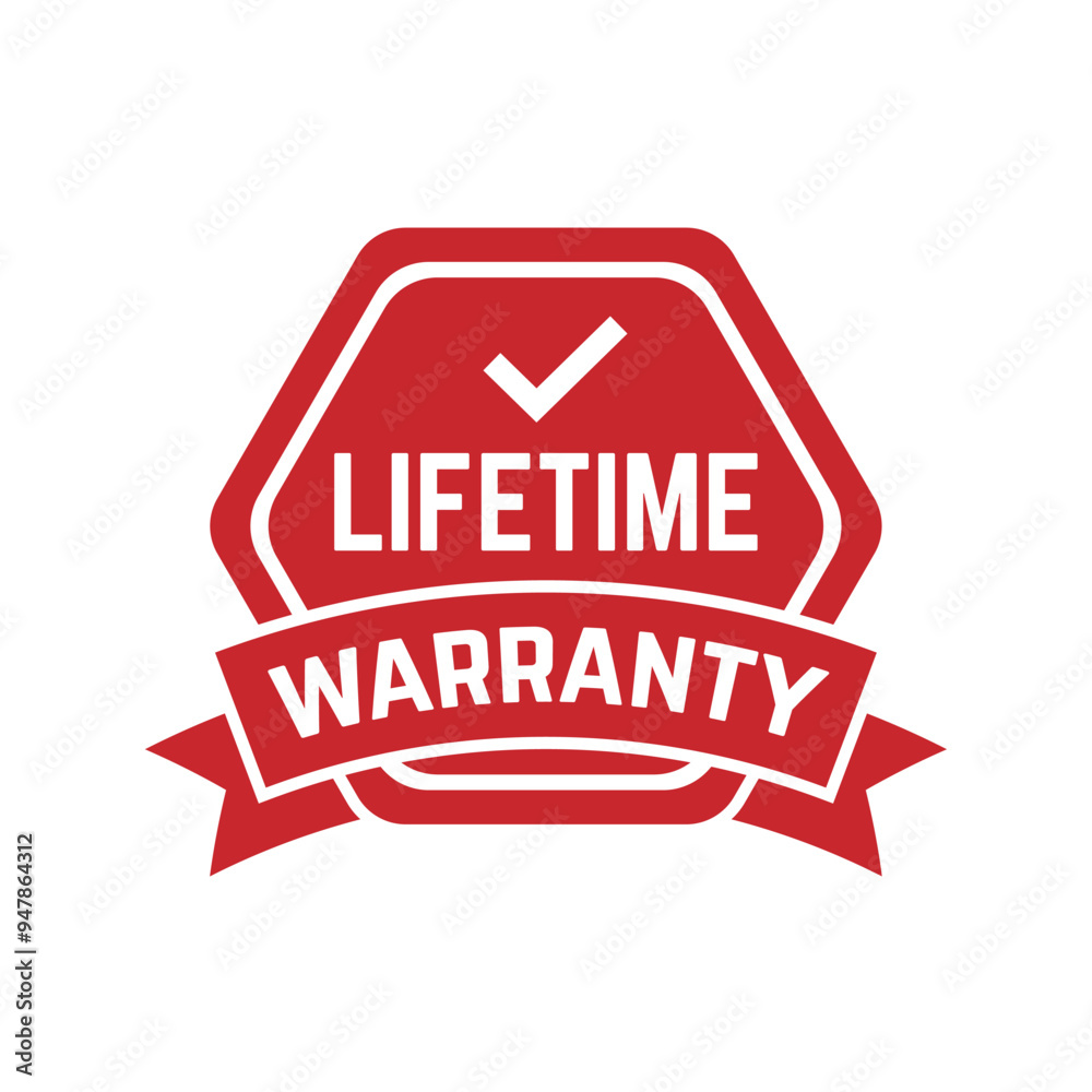 Set of Lifetime Warranty Stamp, Imprint, Seal Template in flat color. Vector Stock Illustration Set of Lifetime Warranty Stamp, Imprint, Seal Template in flat color. Vector Stock Illustration