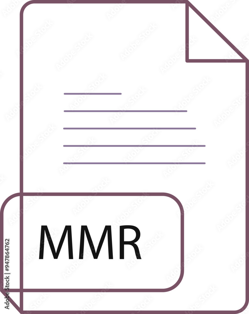 MMR File extension icobn crisp corners thick outline MMR File extension icobn crisp corners thick outline