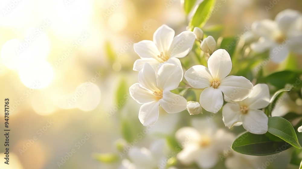 White Flowers In Sunlight White Flowers In Sunlight