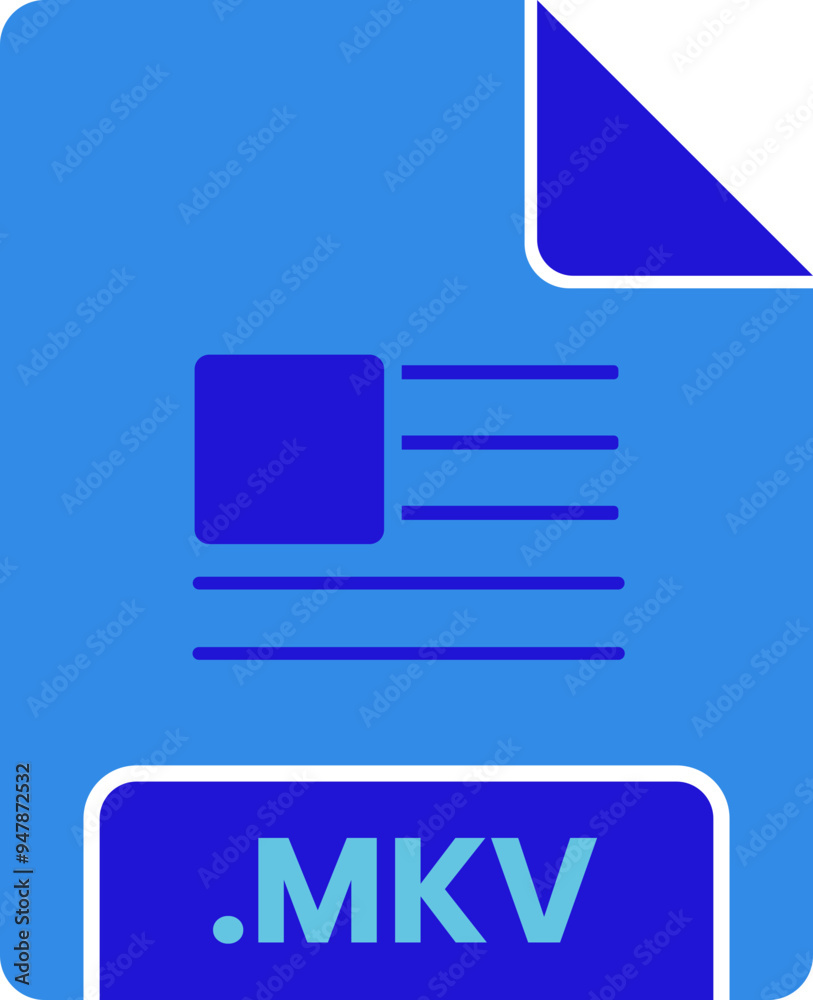 MKV File minimall icon MKV File minimall icon