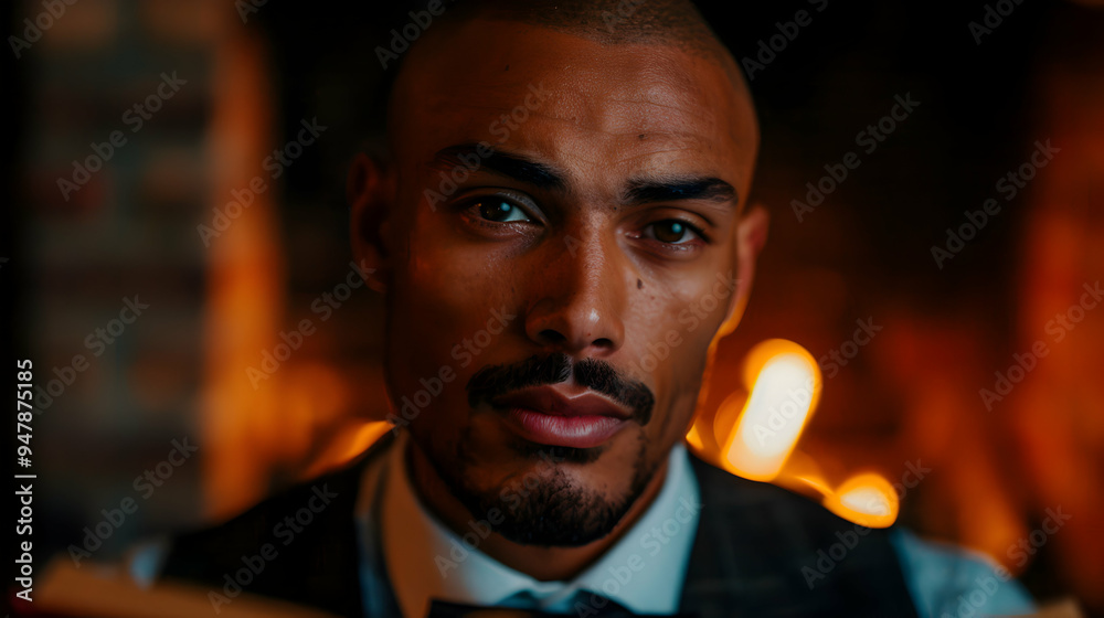 Man Reading Novel The Fireplace Man With Man Reading Novel The Fireplace Man With