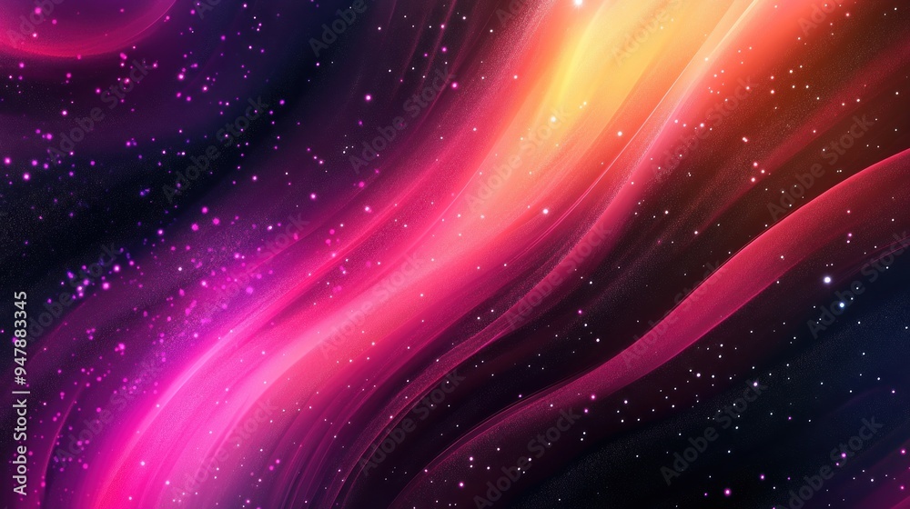 Abstract Galaxy Background with Red and Yellow Lights Abstract Galaxy Background with Red and Yellow Lights
