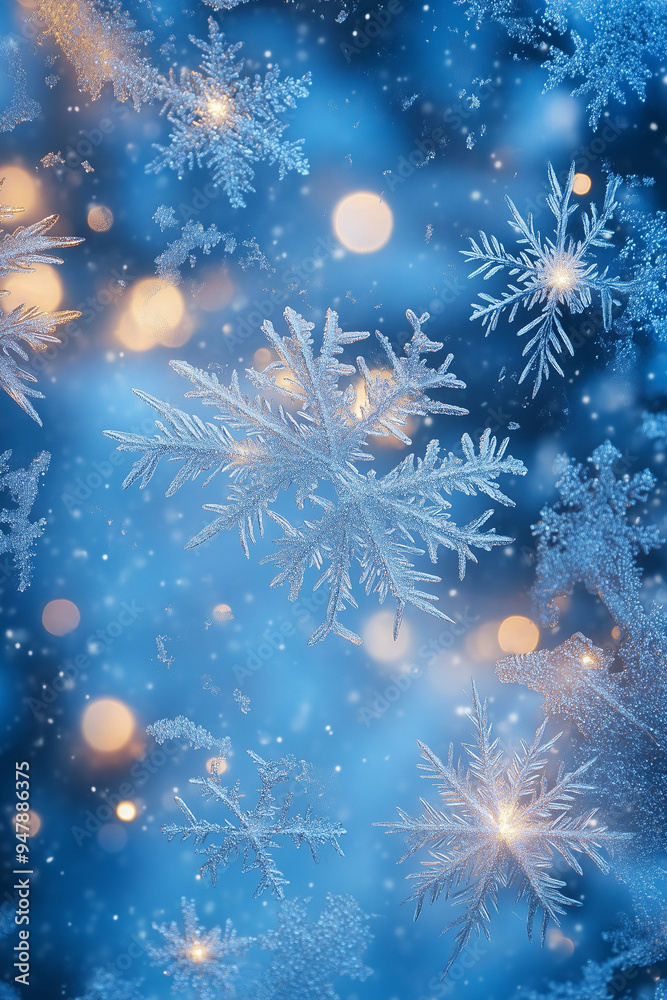 christmas background with snowflakes on the window christmas background with snowflakes on the window