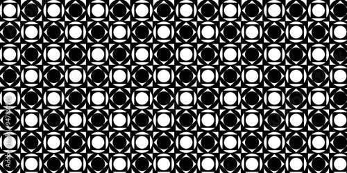 Black and white ornamental design seamless abstract pattern png.