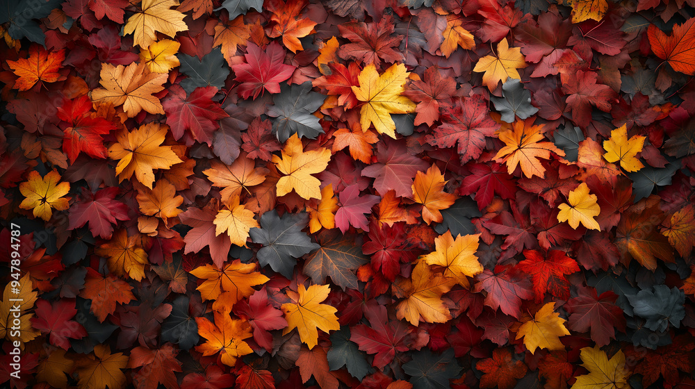 autumn background with colorful maple leaves autumn background with colorful maple leaves