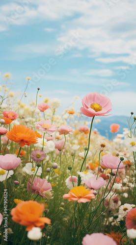 Flowers in the field