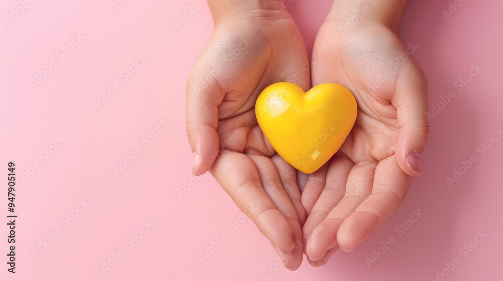 Fototapeta premium The Hands Holding Heart