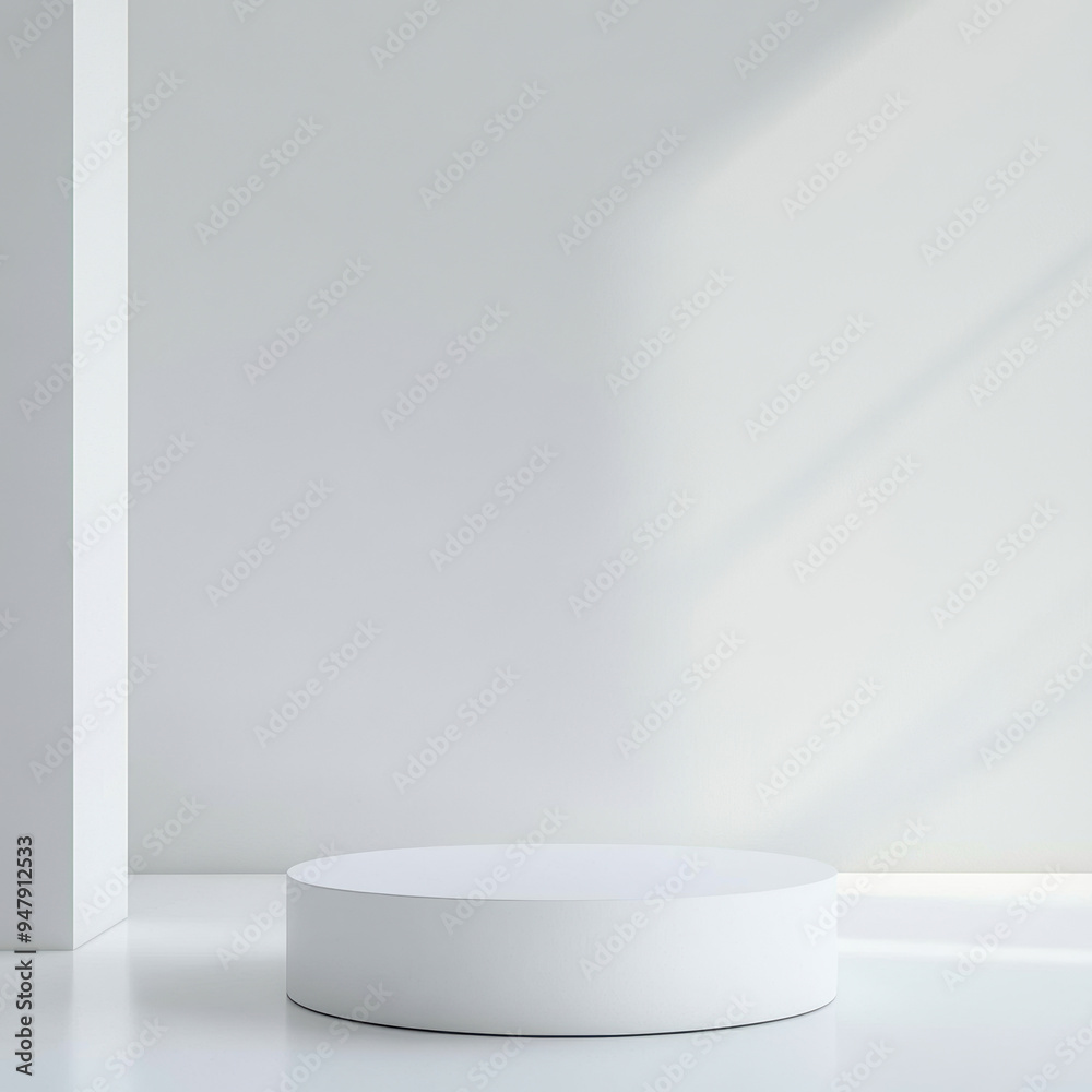 White Platform Minimalist. White Platform Minimalist.