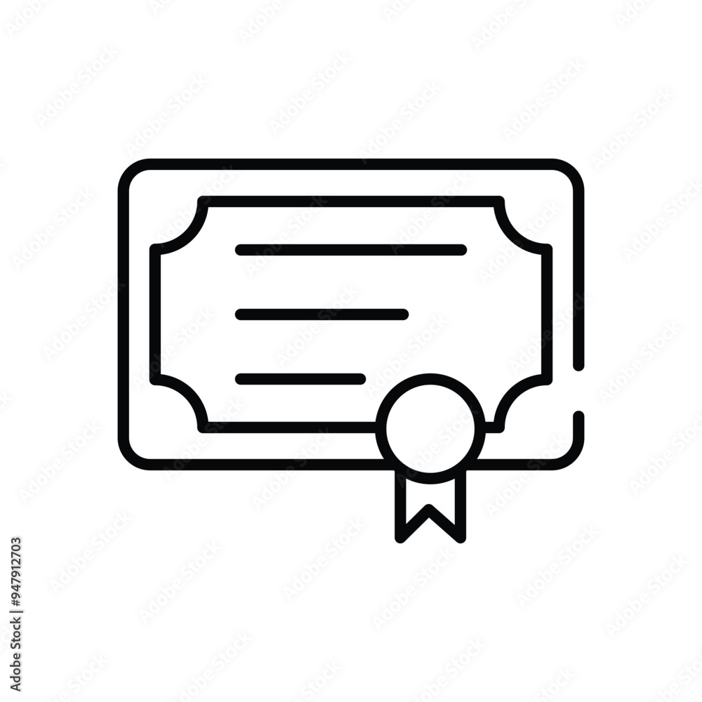 Diploma vector icon Diploma vector icon