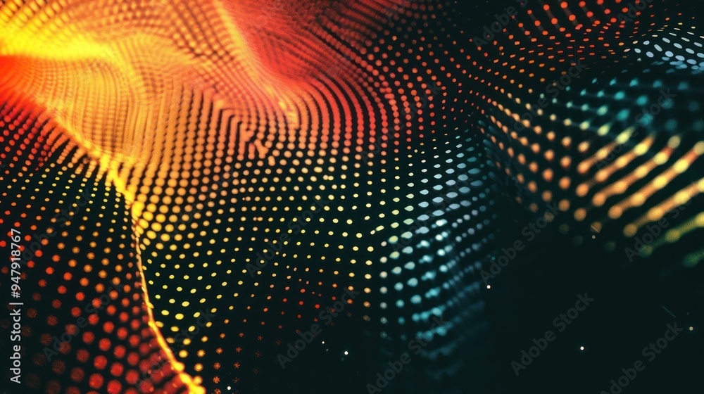 Obraz premium Abstract Digital Wave