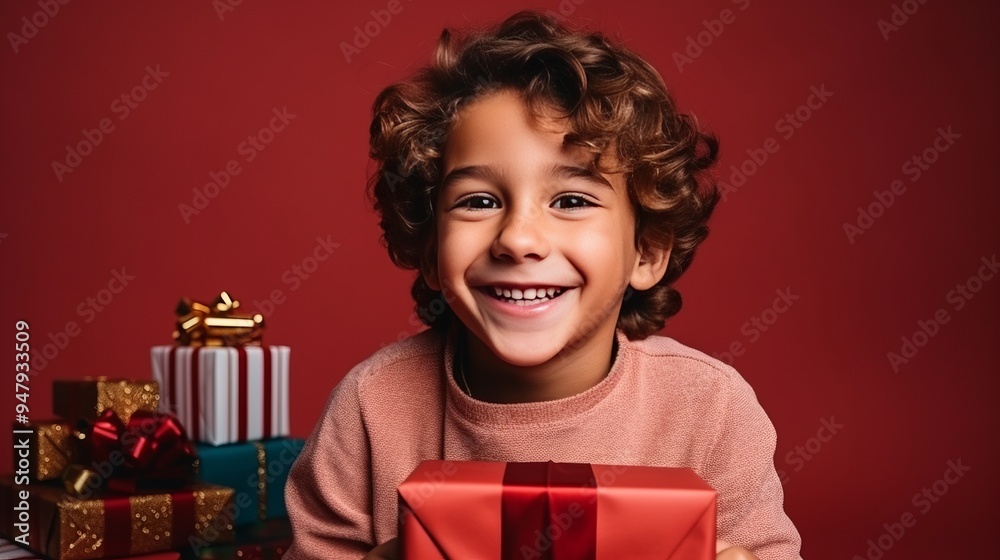 A Joyful New Year: Exuberant Family Surprises Little Son with Heartwarming Gifts, Radiating Smiles o