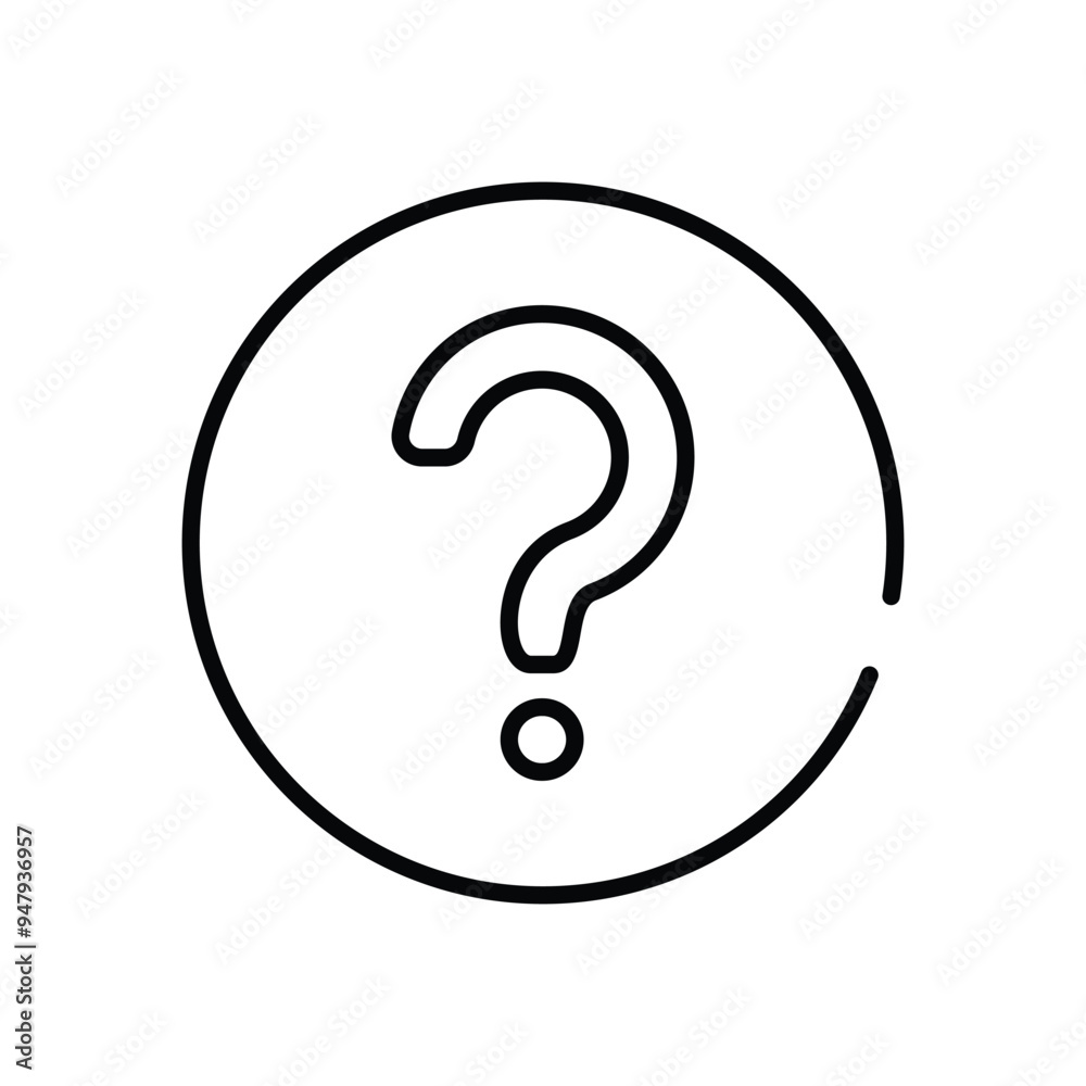 Question Mark vector icon Question Mark vector icon
