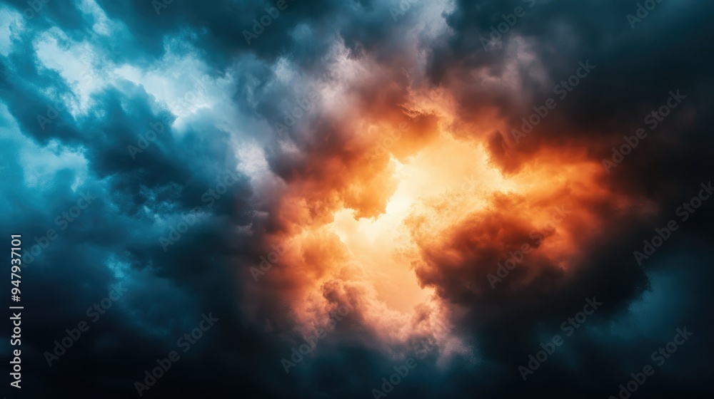 Dark clouds brewing before storm Dark clouds brewing before storm