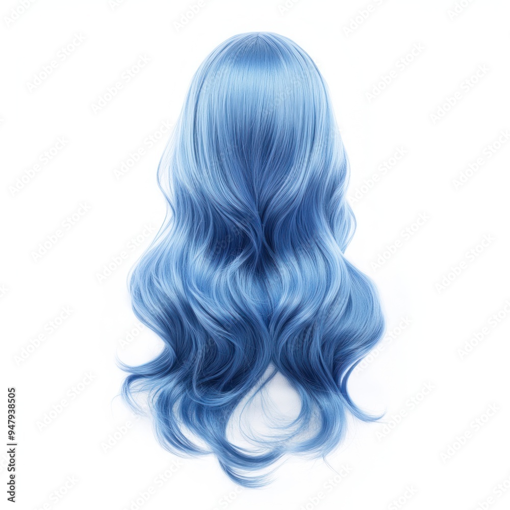 Vibrant blue wavy wig Vibrant blue wavy wig