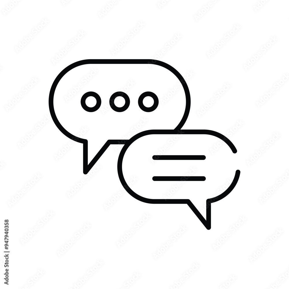 Speech Bubble  vector icon